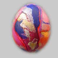 Marja de Jong, painted Eastern eggs 11