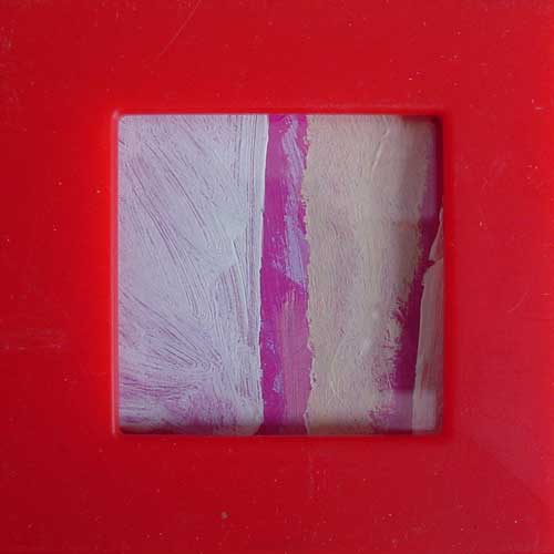 Marja de Jong, acrylic paint series landscape in a box 14