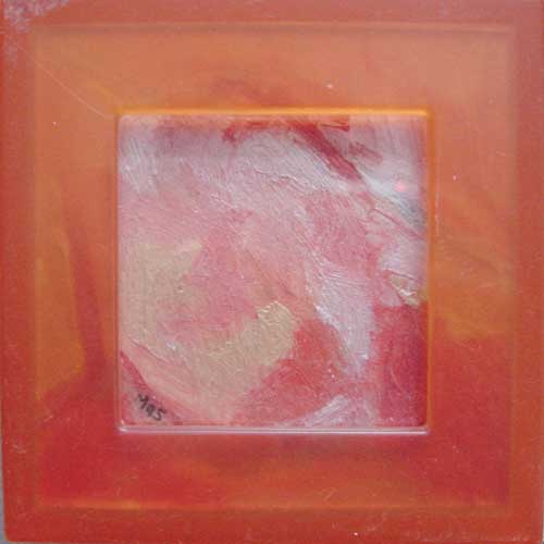 Marja de Jong, acrylic paint series nude in a box 5