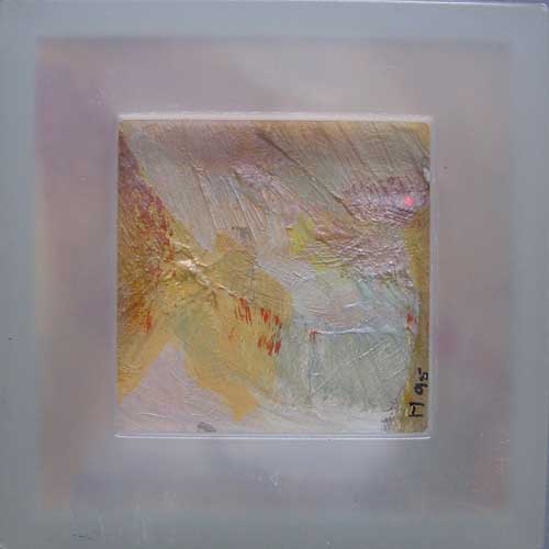 Marja de Jong, acrylic paint series nude in a box 7