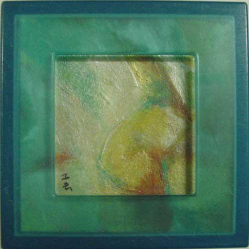 Marja de Jong, acrylic paint series nude in a box 11