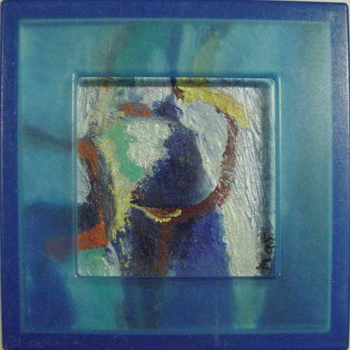 Marja de Jong, acrylic paint series nude in a box 16
